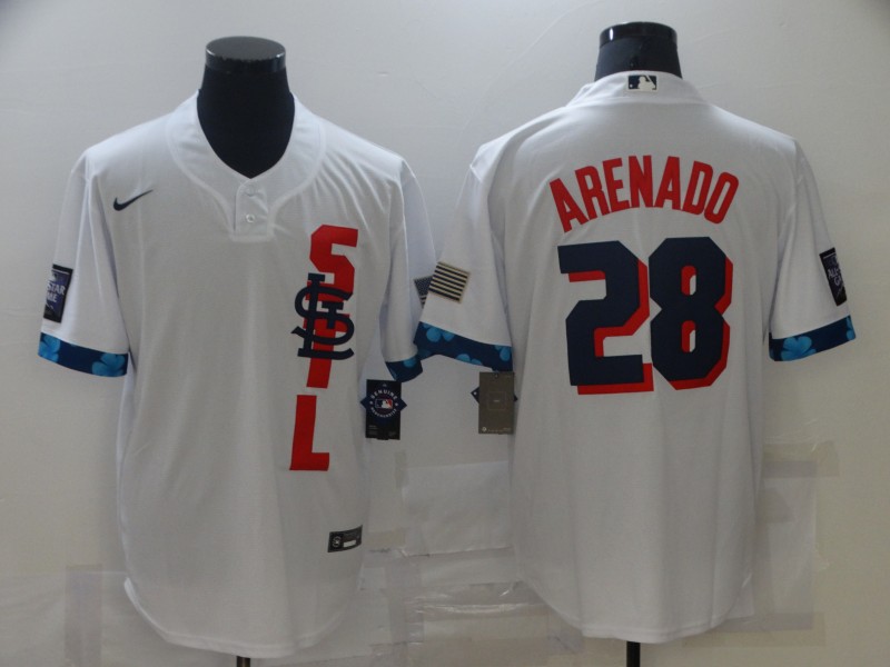 Cardinals 28 Nolan Arenado White Nike 2021 MLB All-Star Cool Base Jersey,We sell and wholesale Cardinals 28 Nolan Arenado White Nike 2021 MLB All-Star Cool Base Jersey on line form chian!